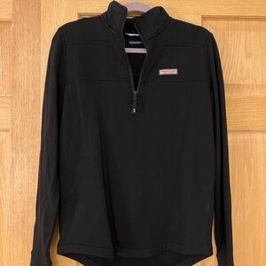 Vineyard Vines Women’s Black Zip-Up Sweater